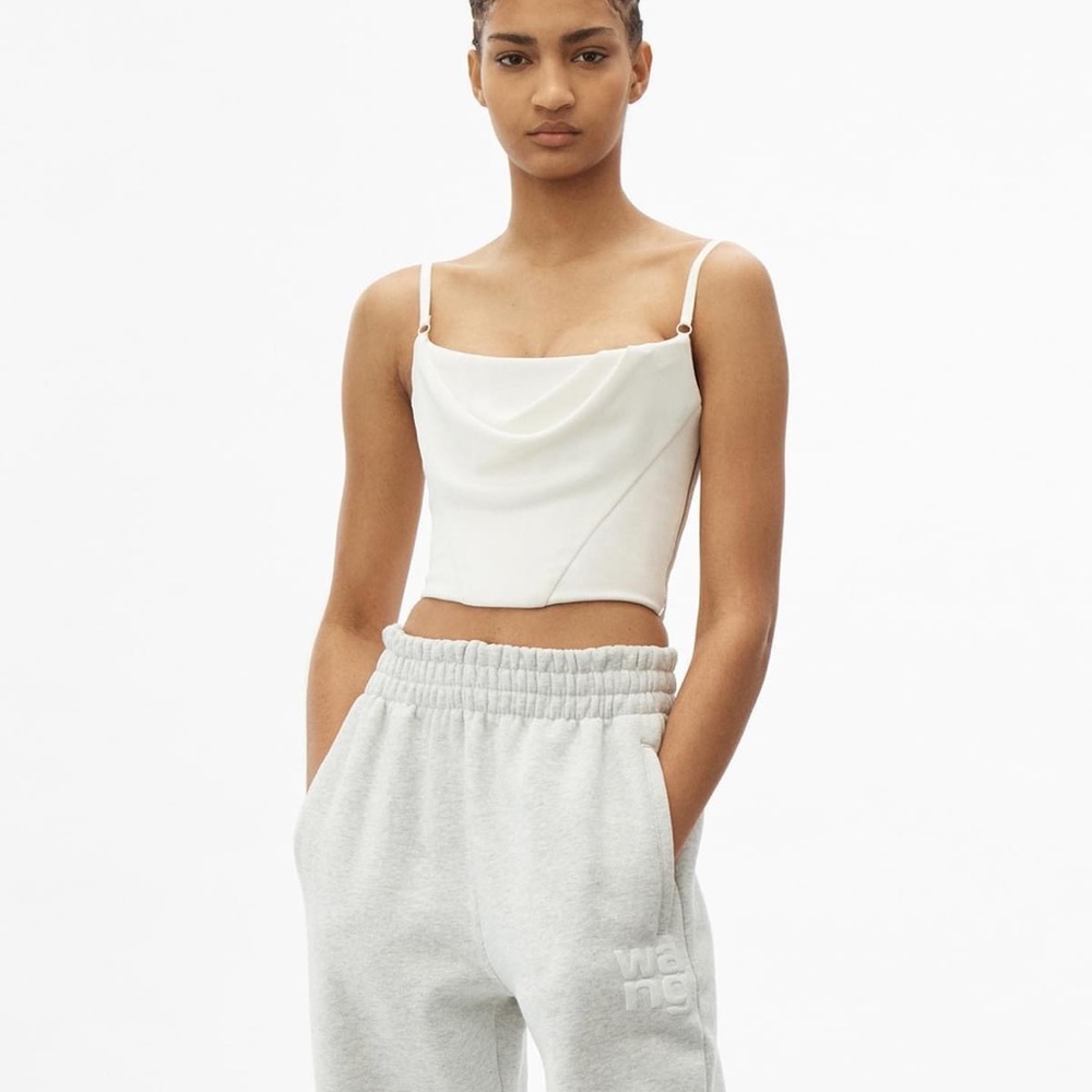 Alexander Wang Draped Corset Tank